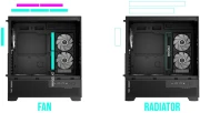 Gamdias AURA GC12 ARGB - Black