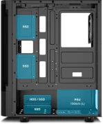 Gamdias TALOS E3 CG Black