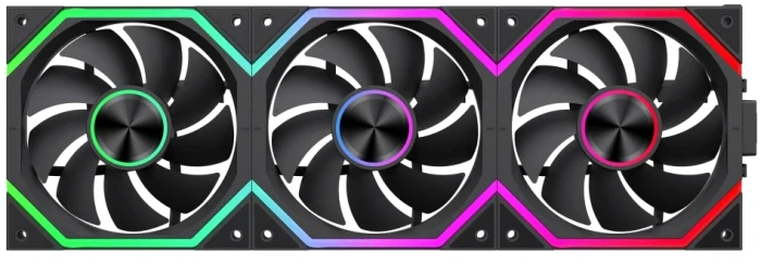 Gamemax FN12A-N2 WL 3in1 - Black