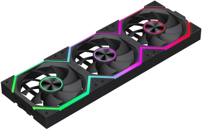 Gamemax FN12A-N2 WL 3in1 - Black