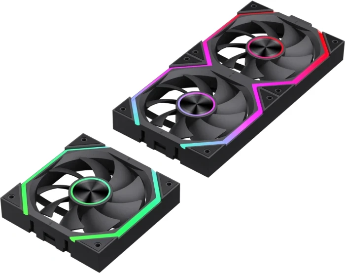 Gamemax FN12A-N2 WL 3in1 - Black