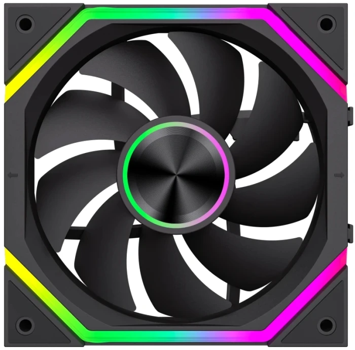Gamemax FN12A-N2 WL 3in1 - Black