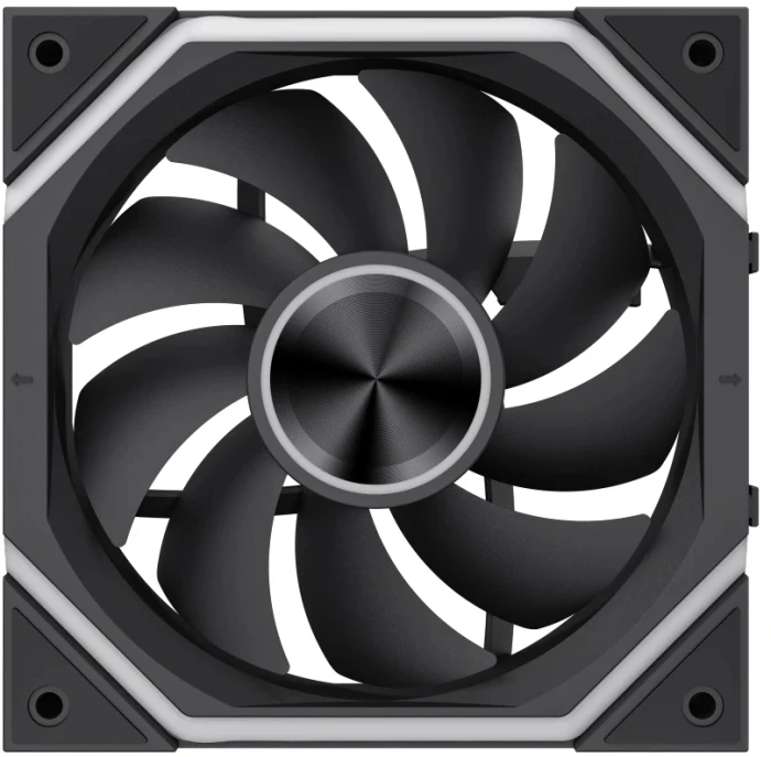 Gamemax FN12A-N2 WL 3in1 - Black