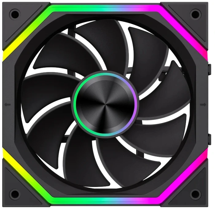 Gamemax FN12A-N2 WL-RW Reverse Black