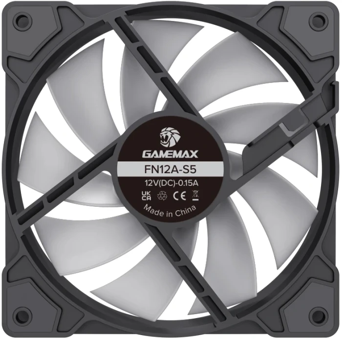 Gamemax FN12A-S5 120mm aRGB - Black