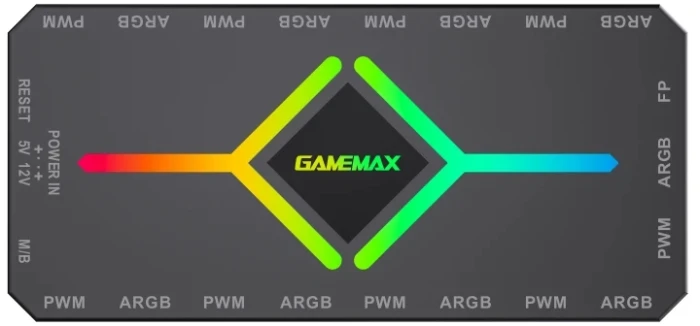 Gamemax Fan PWM + ARGB Hub - V4.0