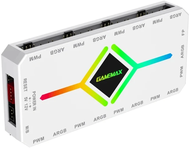 Gamemax 9 Fan PWM + ARGB Hub - V4.0