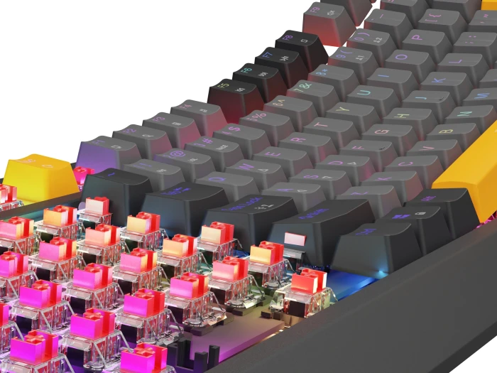 Genesis Thor 230 TKL Anchor Gray Negative Red Switch