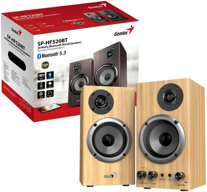 Genius тонколони 2.0 HF520BT 20W