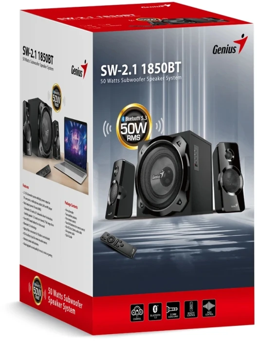 Genius тонколони 2.1 1850BT 50W