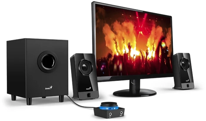 Genius тонколони 2.1 300X Black 10W