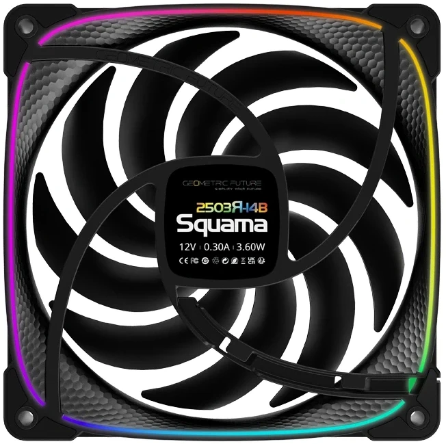 Geometric Future Squama 2503R-14 3in1 Reverse Black