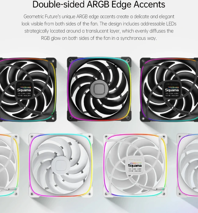Geometric Future Squama 2503-14 White