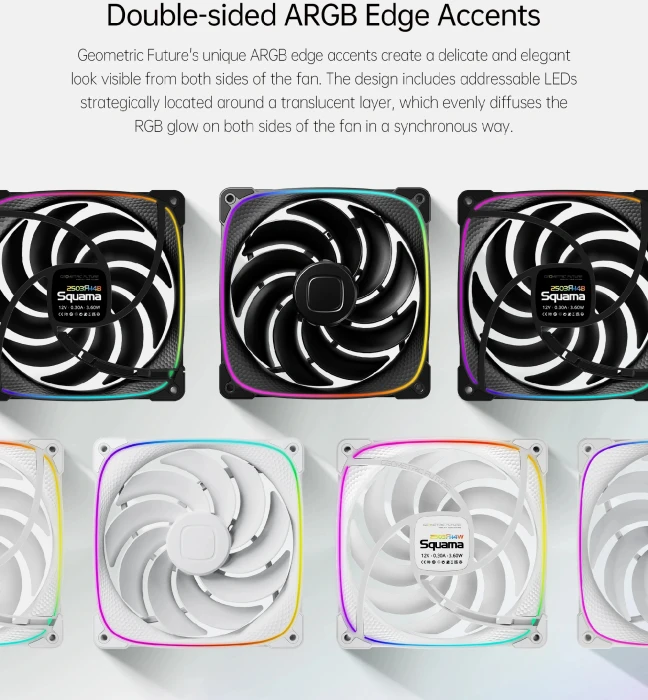 Geometric Future Squama 2503R-14 3in1 Reverse White