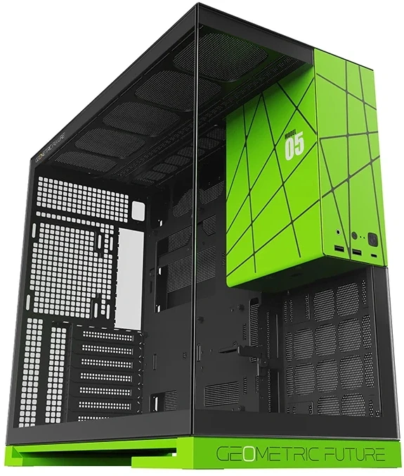 Geometric Future Model 5 Green
