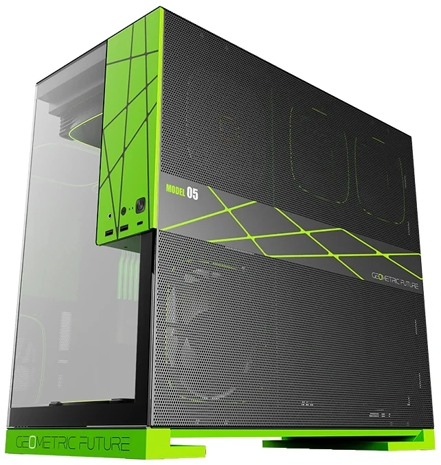 Geometric Future Model 5 Green