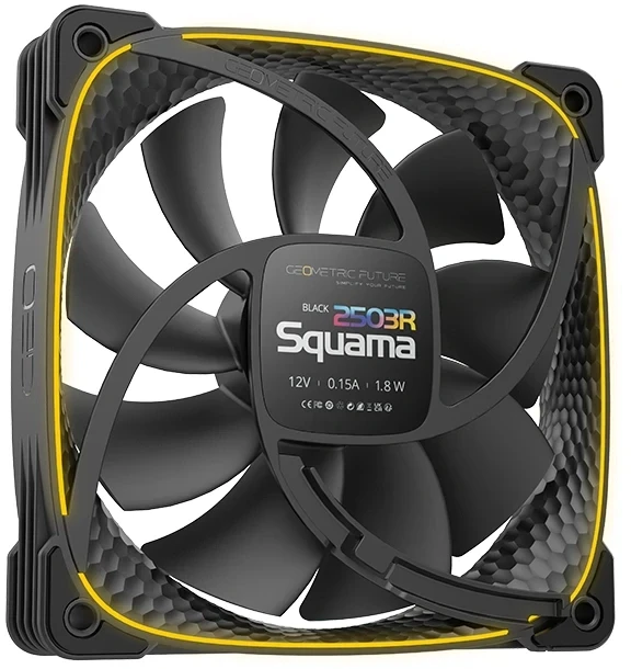 Geometric Future Squama 2503R REVERSE ARGB Black