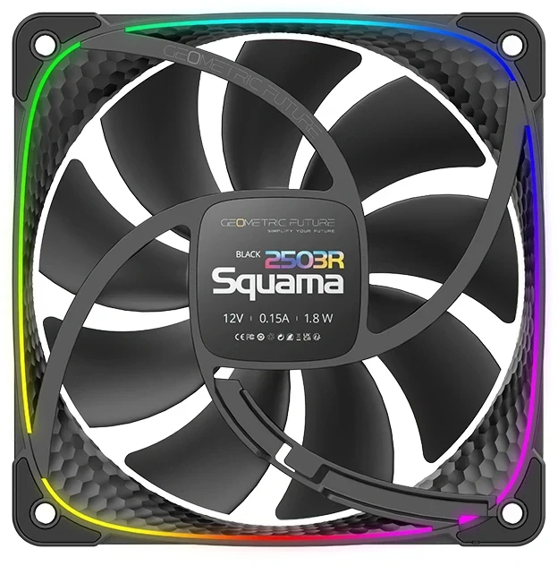 Geometric Future Squama 2503R REVERSE ARGB Black