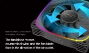 Geometric Future Squama 2503R REVERSE ARGB Black