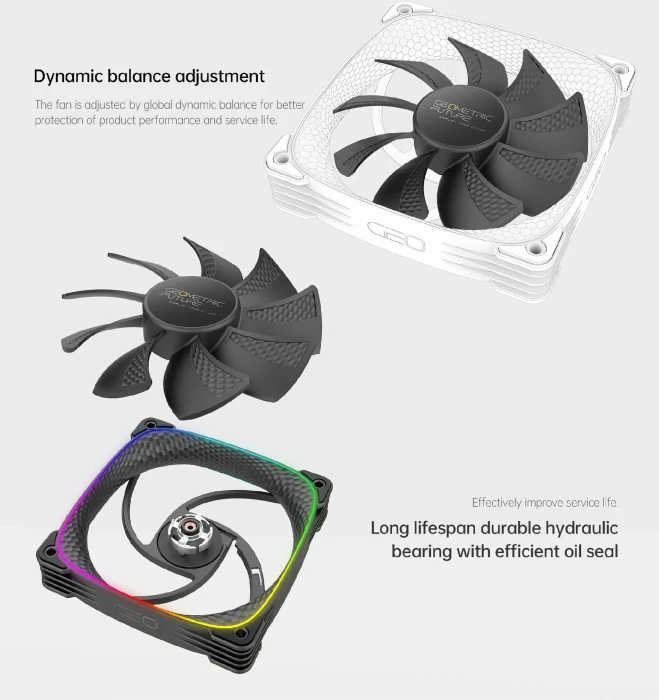 Geometric Future Squama 2503R REVERSE ARGB Black