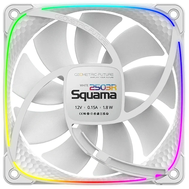 Geometric Future Squama 2503R REVERSE ARGB White