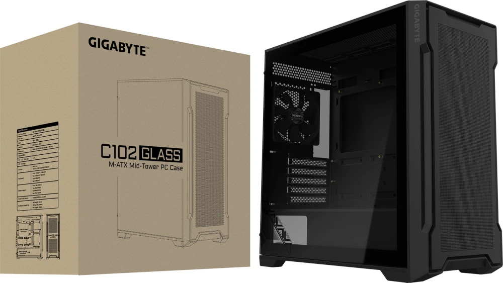 Gigabyte C102 Glass Black