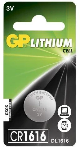 GP Литиева бутонна батерия CR1616 3V