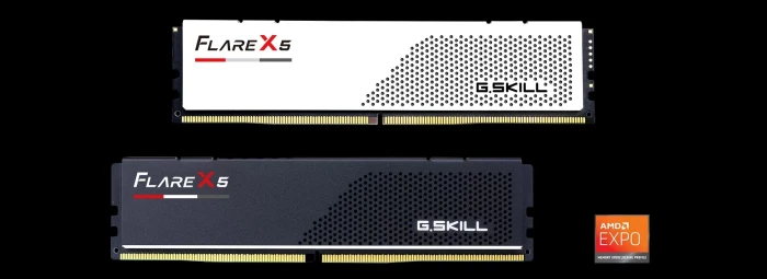 G.SKILL Flare X5 White 96GB (2x48GB) DDR5 6000MT/s CL30