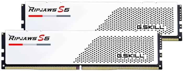 G.SKILL Ripjaws S5 White 64GB (2x32GB) DDR5 6000MT/s CL28