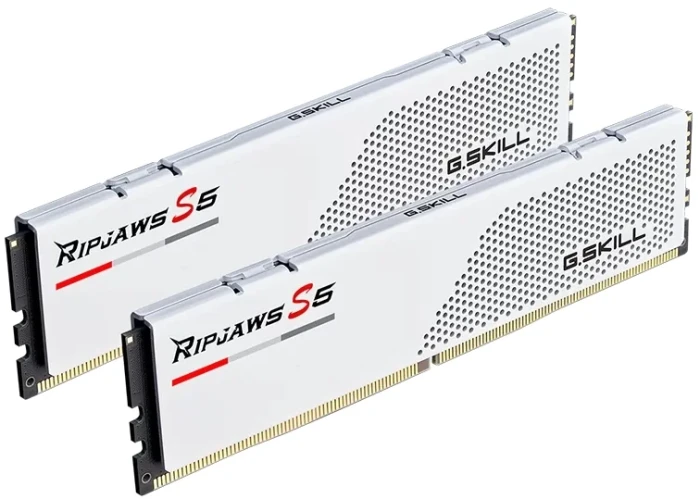 G.SKILL Ripjaws S5 White 64GB (2x32GB) DDR5 6000MT/s CL28