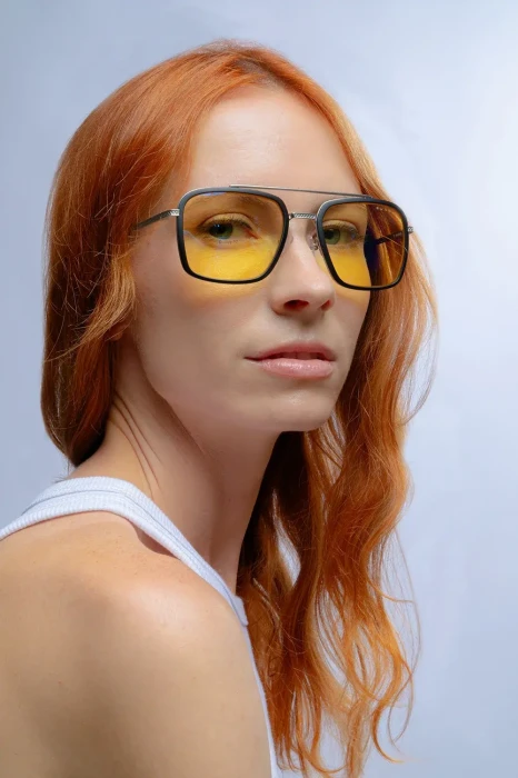 Компютърни очила GUNNAR Baron Silver Amber