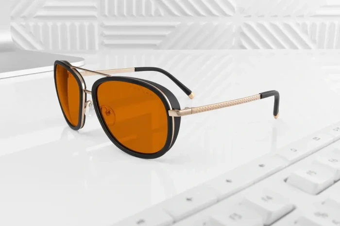 Компютърни очила GUNNAR Dume Gold Amber Max