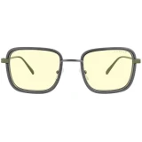Геймърски очила GUNNAR Fallout Vault 33 Gunmetal/Olive - Amber