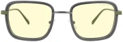 Геймърски очила GUNNAR Fallout Vault 33 Gunmetal/Olive - Amber