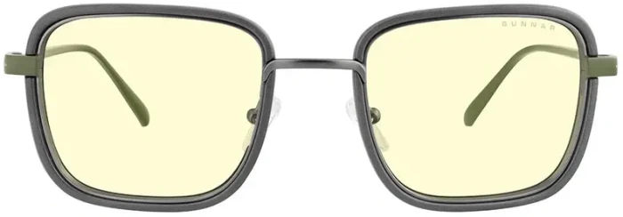 Геймърски очила GUNNAR Fallout Vault 33 Gunmetal/Olive - Amber