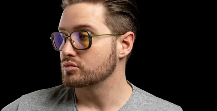 Геймърски очила GUNNAR Fallout Vault 33 Gunmetal/Olive - Amber
