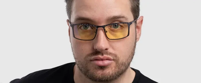 Компютърни очила GUNNAR Plaid Graphite Amber