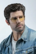 Компютърни очила GUNNAR White Wolf  Steel/Umber Amber