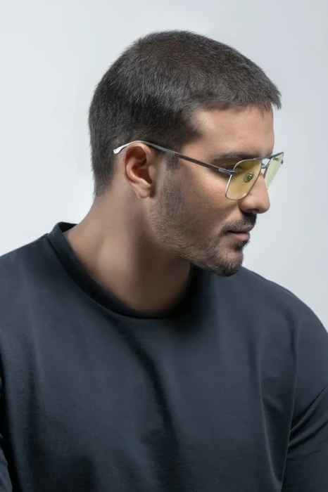 Компютърни очила GUNNAR White Wolf  Steel/Umber Amber