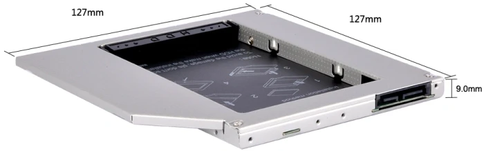 Makki Caddy 9.0mm SATA3 HD9001-SS