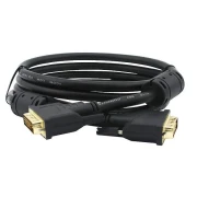 VCom Кабел DVI 24+1 Dual Link M / M +2 Ferrite - CG441GD-2m