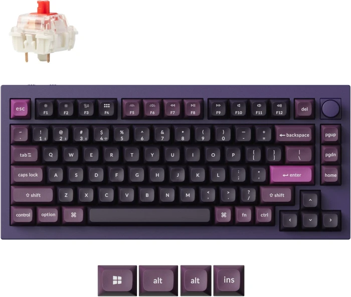 Keychron Q1 MAX Purple - Red Switch