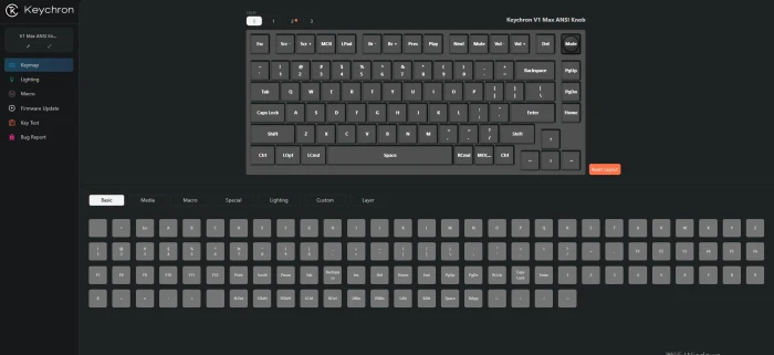 Keychron V1 MAX QMK - Tactile Brown