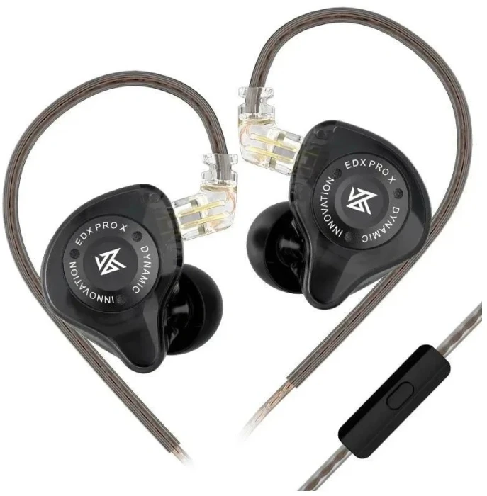 KZ EDX PRO X Black Mic