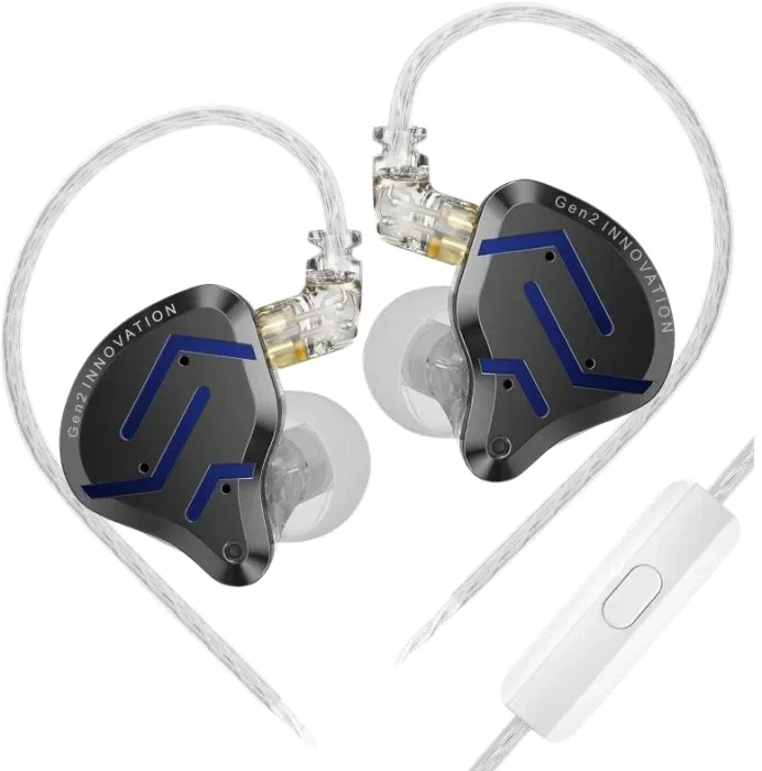 KZ  ZSN PRO 2 Midnight Black Mic