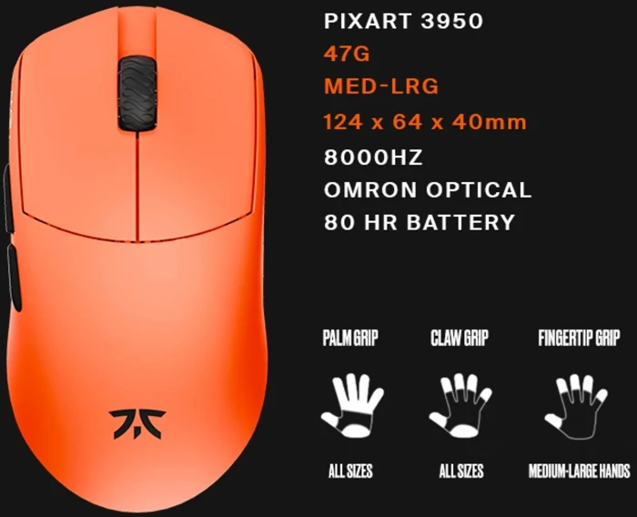 Lamzu MAYA X 8K Wireless Fnatic