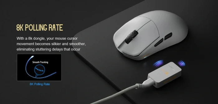 Lamzu MAYA X 8K Wireless White