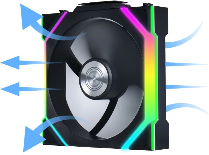 Lian Li UNI FAN SL Wireless Reverse Black