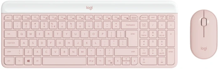 Logitech MK470 Slim Combo Rose