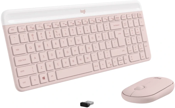 Logitech MK470 Slim Combo Rose